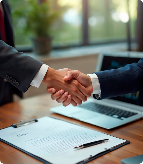 Atendimento, contrato e projeto inicial