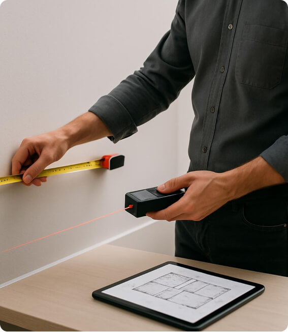 Medição e projeto executivo